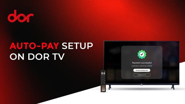 How to Set Up Autopay for Your Dor TV Subscription